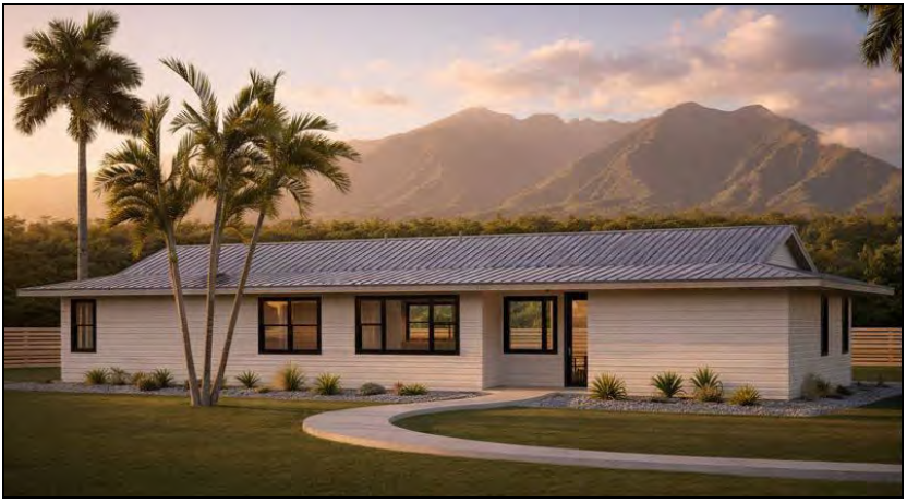 Luala'i house. 4 Bed, 2 Bath, 1200-1500 Square Foot
